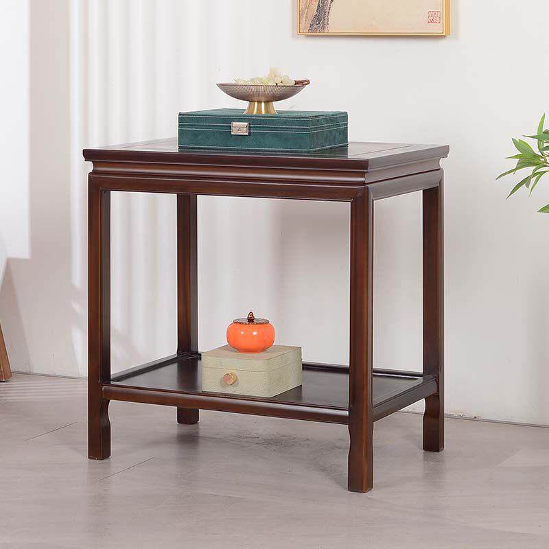 实木方形茶几边几方桌小桌子小茶几角几客厅沙发花架鱼缸架中式简