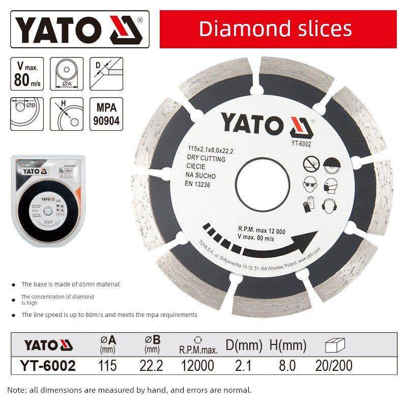 德国进口金刚石瓷砖切割刀片大理石开槽防塌大理石机混凝土专用锯