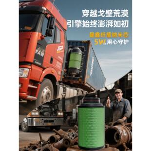 PU2332空气滤芯适用解放J6L小金牛龙v赛龙3瑞沃滤芯1109070-20A