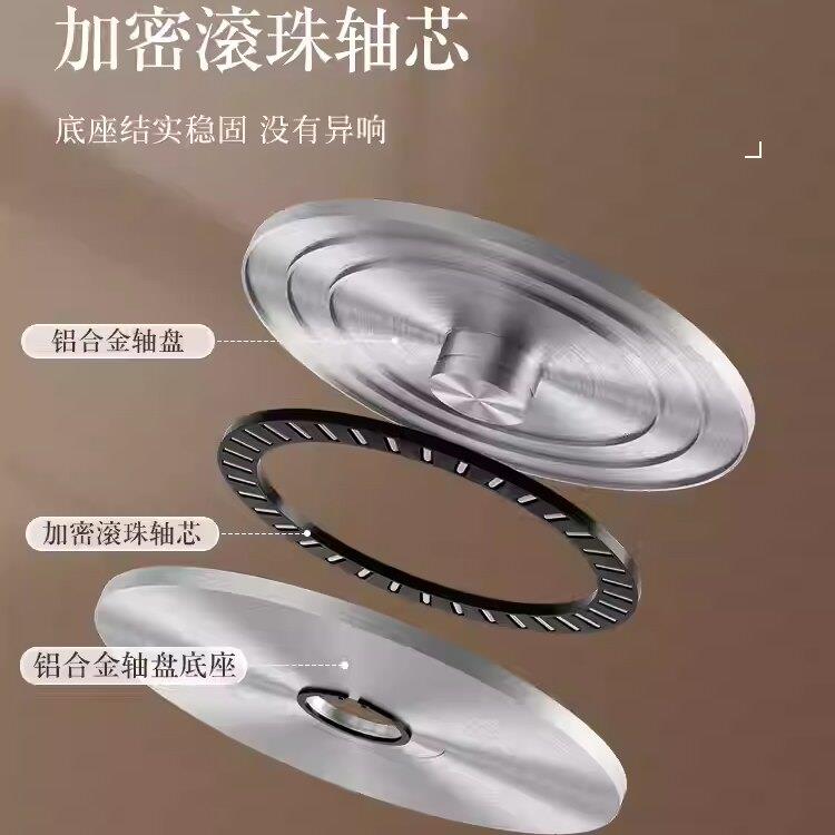 餐桌转盘家用加厚钢化玻璃桌子大园形圆盘桌面饭桌转桌圆桌旋转盘