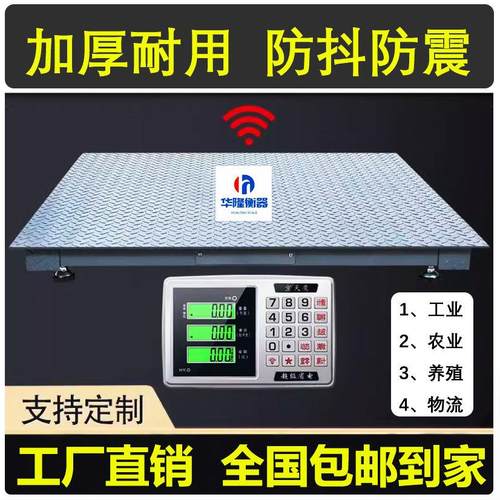 德国进口耀华家用地磅秤电子地磅秤加固精准防抖宠物秤电动车上牌