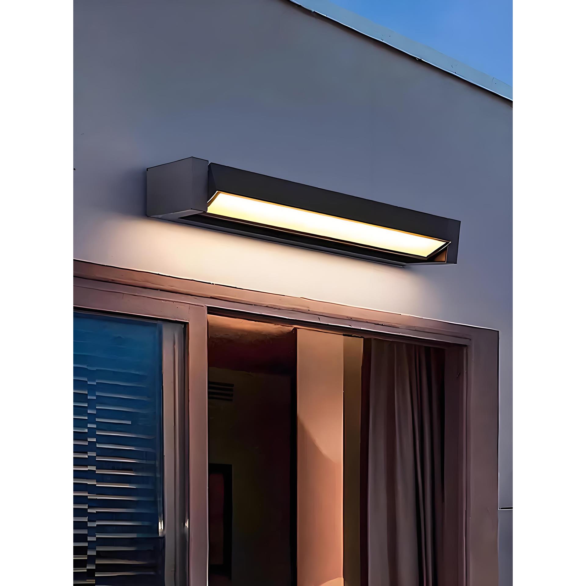 户外壁灯入户大门门前灯长条户外店门口广告招牌灯可调角度壁灯