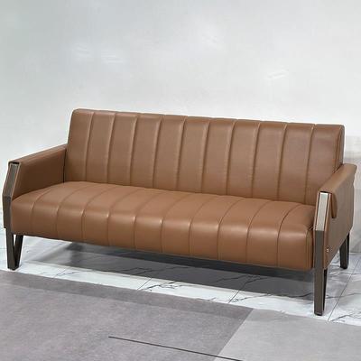 办公沙发商务接待现代简约会客单人三人位办公室沙发茶几组合套装