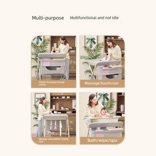尿布台，婴儿护理台，婴儿换尿布台，新生儿沐浴按摩触摸台，可折