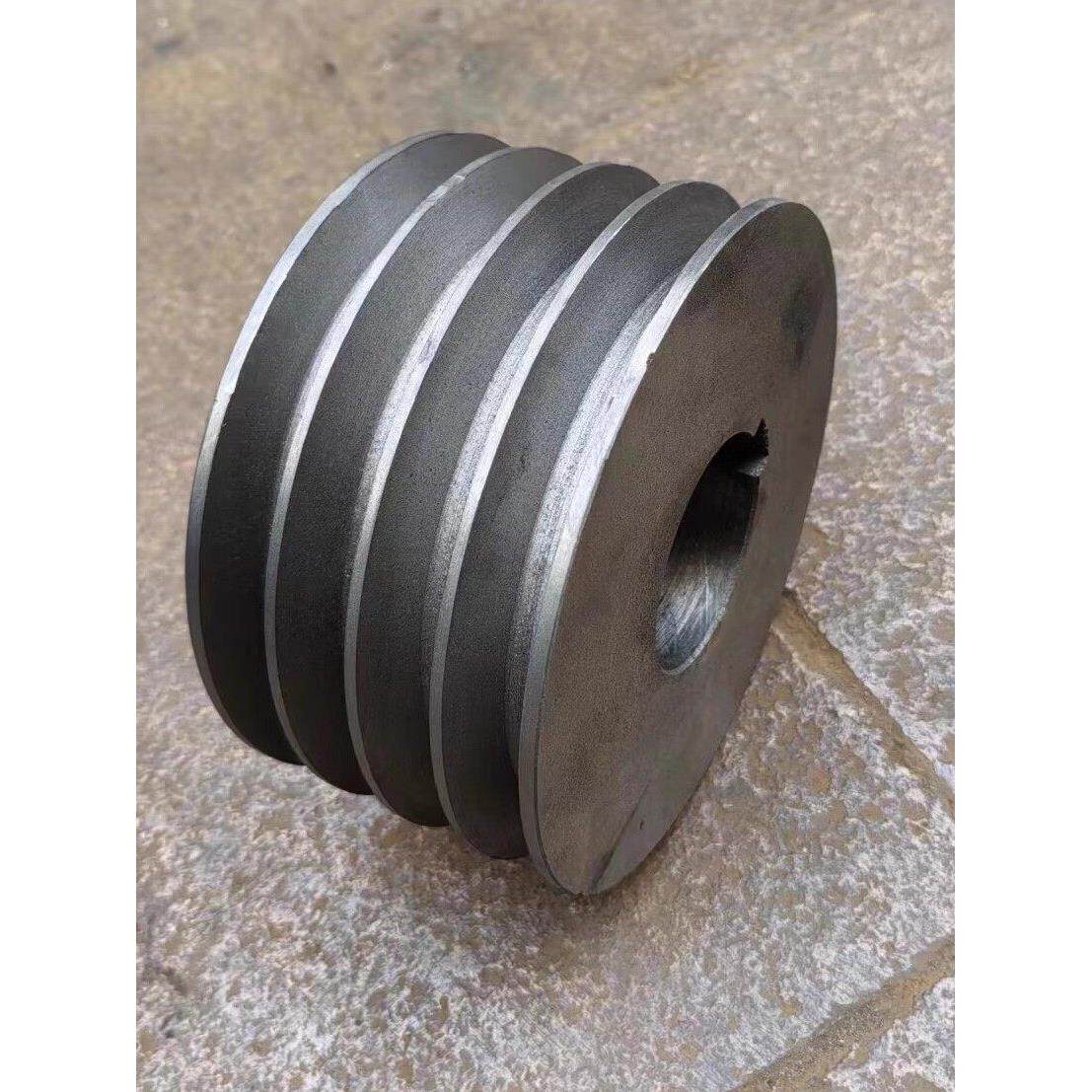 4B平面空心四槽B型皮带轮4槽B型皮带盘三角带轮厂家直销