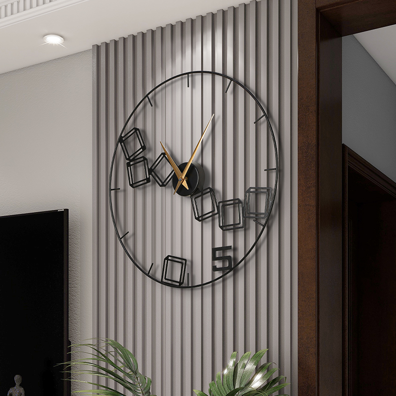 时钟挂钟客厅家用时尚现代极简风挂墙石英钟艺术创意简约大气钟表