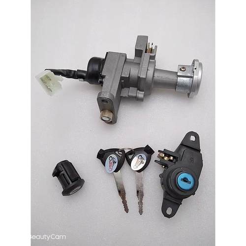 适用铃木摩托车韵彩QS100T/T-A/B 丽彩QS125T-2A/2B电门锁 套锁