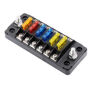 汽车改装,6 in 6 Out - 12 in 12 Out中插入保险丝座盒/Bh-6Pe/1