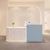 店吧台桌收银台 美容院吧台店铺小型服装 前台轻奢高端女装 童装