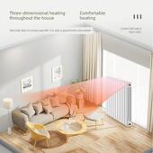 海兰散热器管道家庭7030加厚钢两柱新钢客厅垂直壁挂式