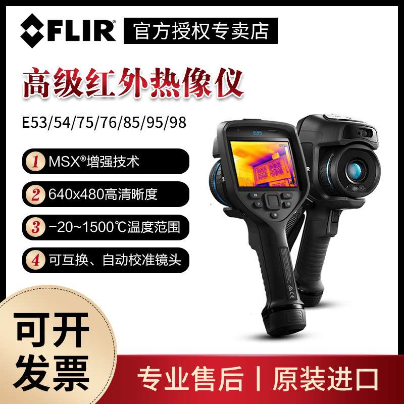 FLIR菲力尔E53/E54/E75/E76/E85/E86/E95/E96/E98 红外热成像仪