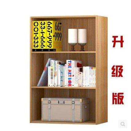定制简易书柜自由组合收纳格子柜收纳柜书架木质小柜子定做落地
