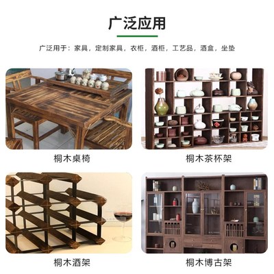 无结疤桐木拼g接板材现货 家具板门芯板斜拼板装饰工艺实木板