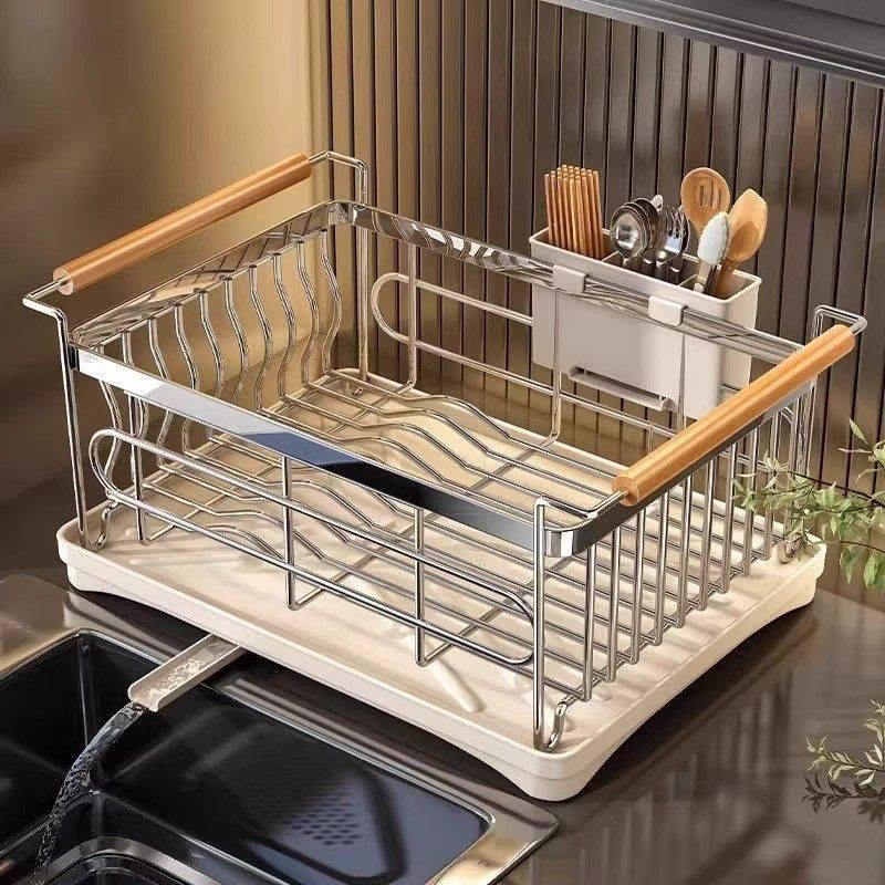 304不锈钢碗盘沥水架碗架厨房置物架沥水篮台面放碗筷碗碟收纳架,厨房/烹饪用具,碗架,淘宝优惠券,粉丝福利购,淘宝优惠卷