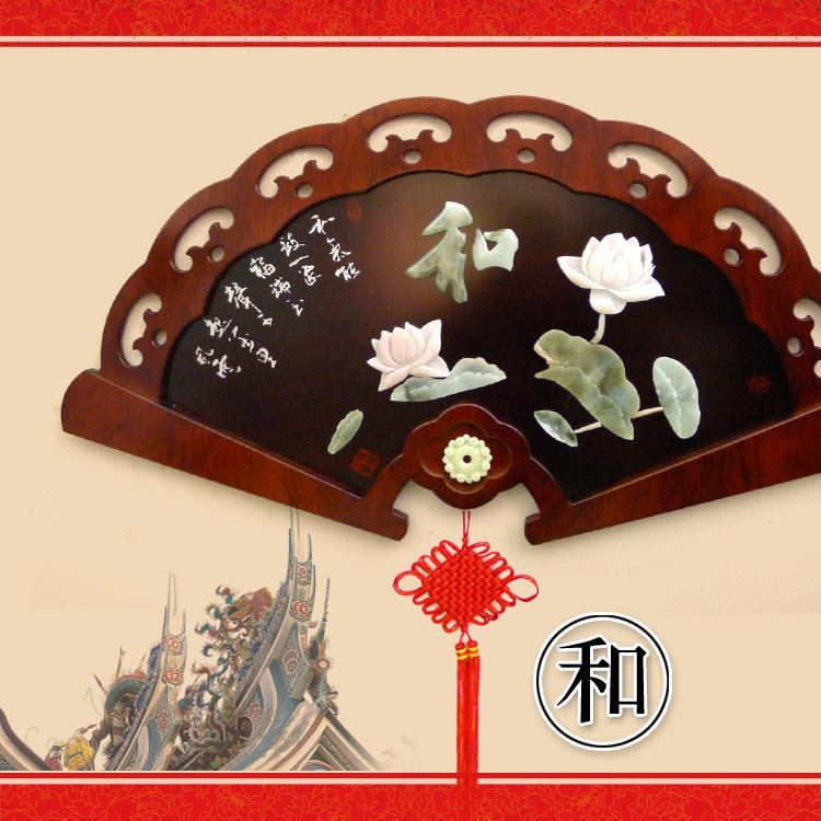 新品玉雕画玉石画 客厅卧室挂屏壁挂饰 立体装饰画 挂画浮雕画图片