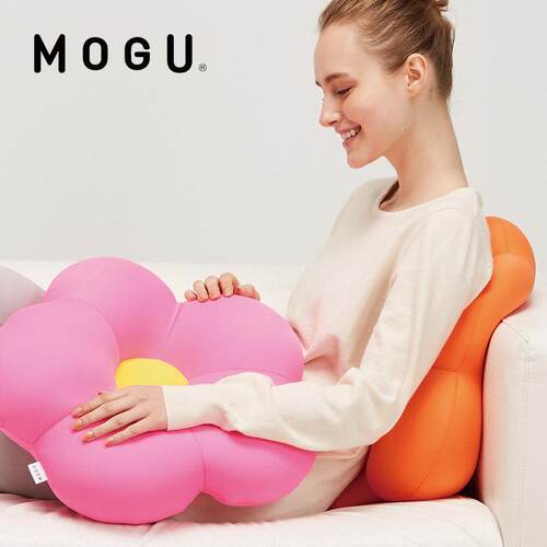 MOGU花形沙发抱枕靠垫圆形办公椅地板阳台飘窗坐垫榻榻米垫子透气