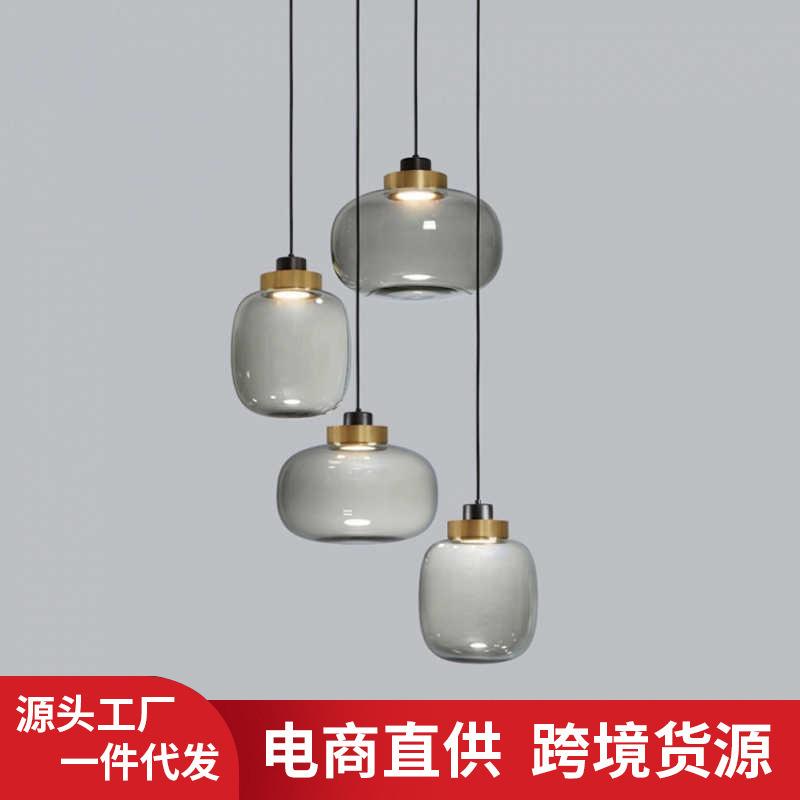 简约球泡衣帽间吊灯极简玻璃餐厅别墅酒店飘窗高级感个性新奇吊灯