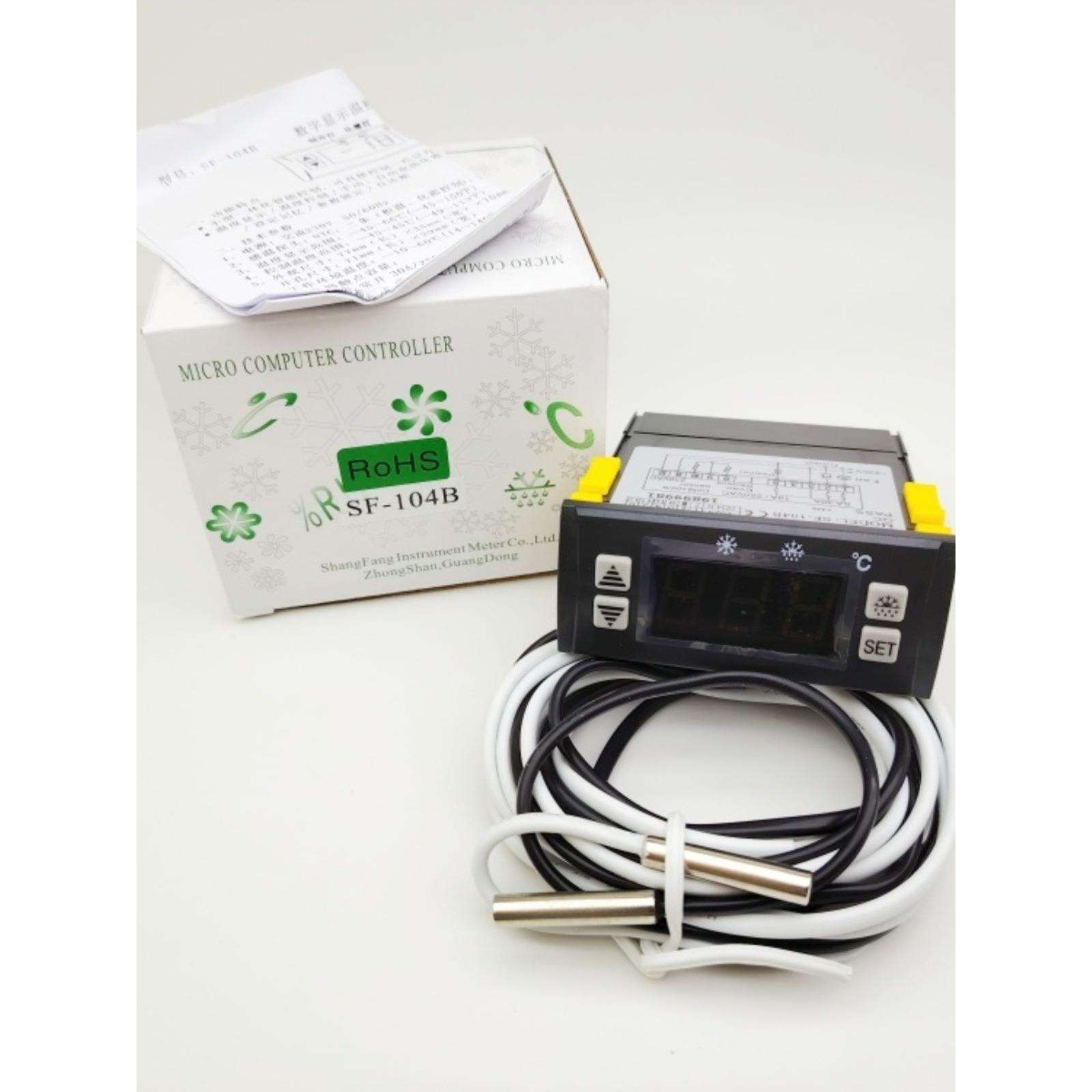 中山尚方SF-104B冷库冰箱冰柜展示柜电子数显温度控制器温控仪30A