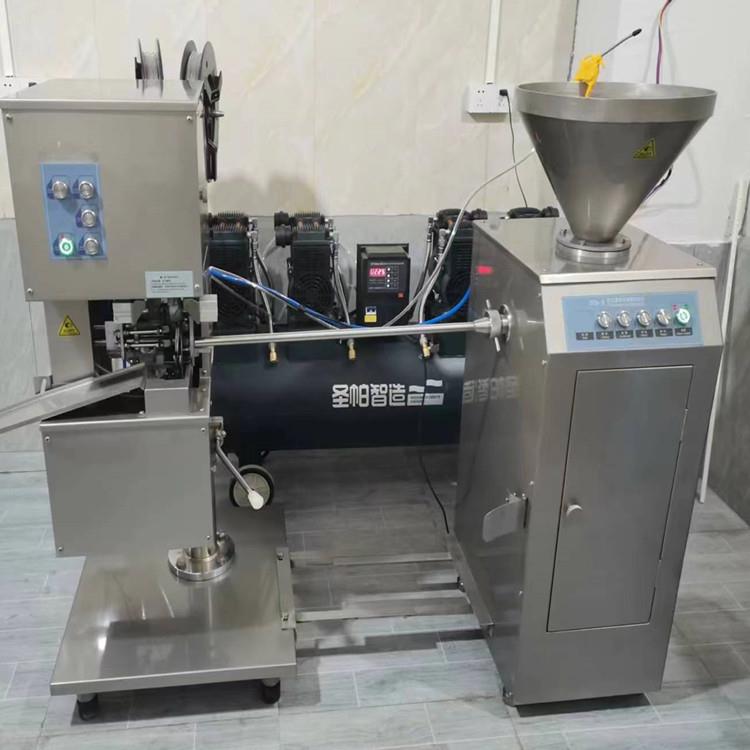 火腿肠灌装打卡一体机灌火腿肠成套设备加工火腿肠设备上门安装