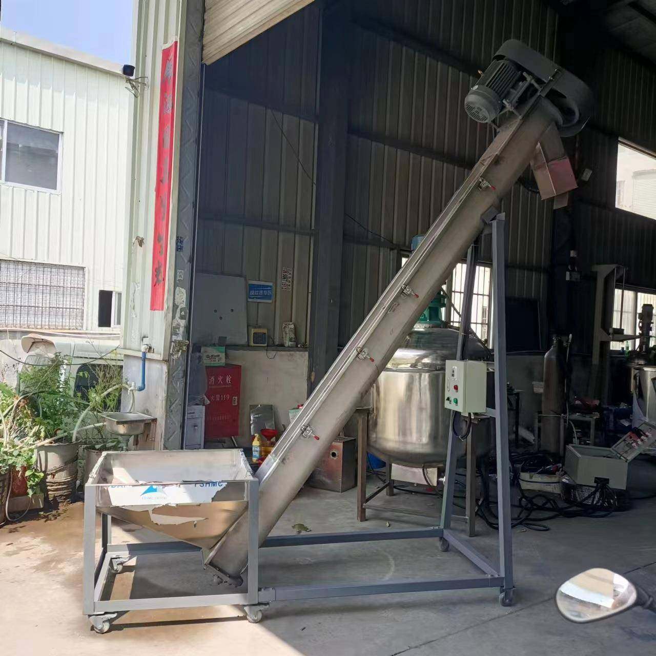 螺旋蛟龙输送机化工面粉尿素颗粒自动吸料上料机不锈钢螺杆提升机,五金/工具,其他机械五金,淘宝优惠券,粉丝福利购,淘宝优惠卷