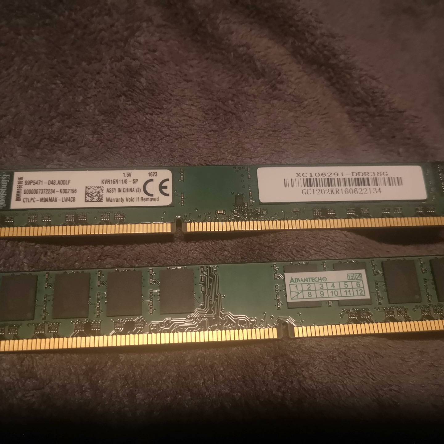 议价金士顿 DDR3 1600 8G KVR16N11/8-SP