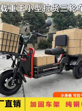 新款载重电动三轮摩托车拉货爬坡载货山区快递农用摆摊家用电瓶车