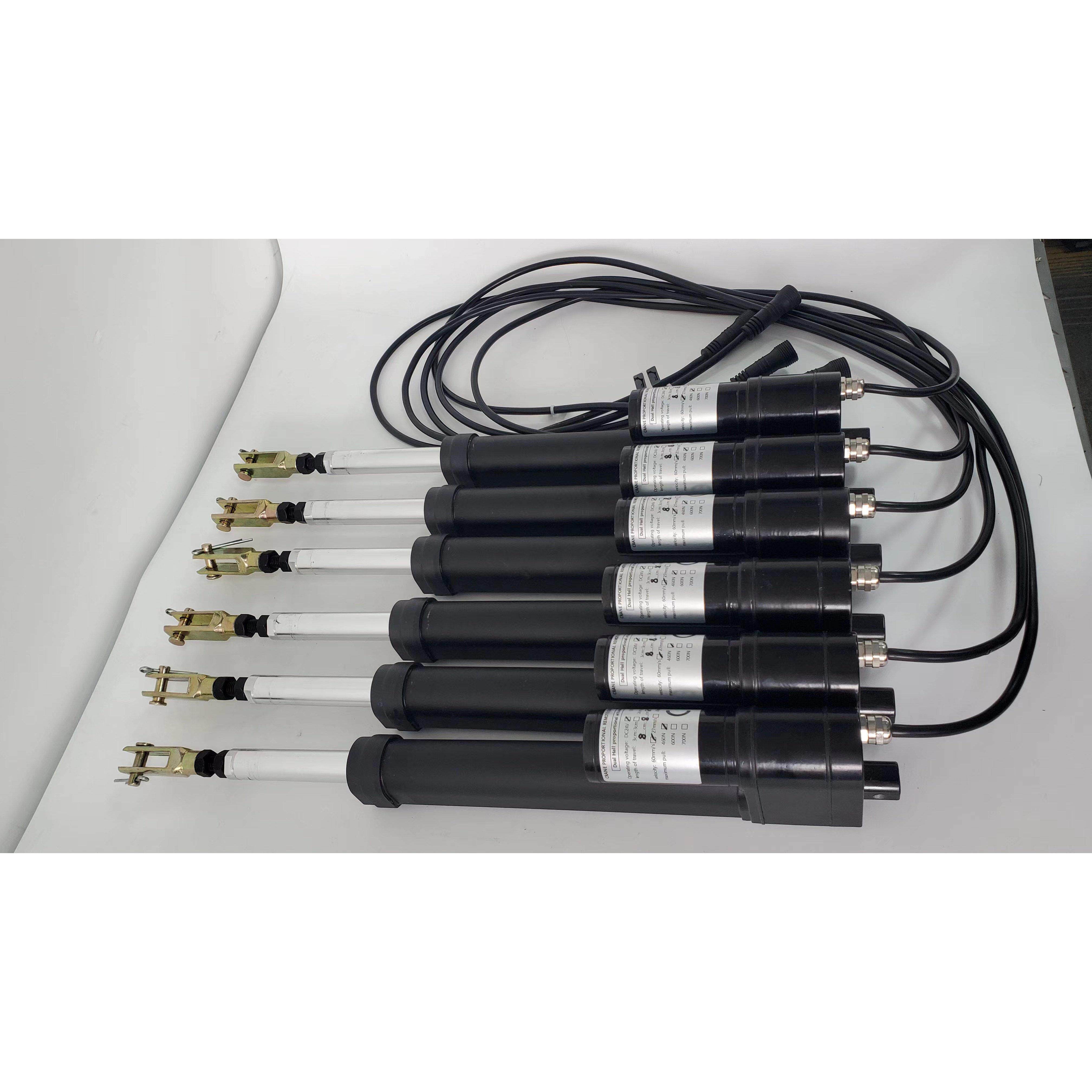 双霍尔推杆伸缩电机 12V-24V 电动式推杆电机