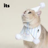 它 饰狗唾液毛巾大狗 宠物唾液毛巾猫生日礼服猫围巾狗生日装