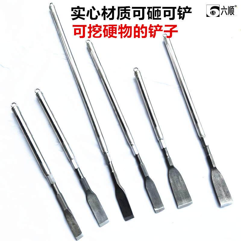 加长加厚直身挖野菜神器挖蒜铲子刨根蚯蚓园艺除草种花工具铲松土