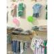 式 侧面安装 女孩服装 商店装 衣 熨斗服装 饰架壁挂式 商店展示架壁挂式