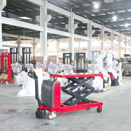 500/1500kg全电动升降平台车电动液压剪叉升降机移动模具升降车