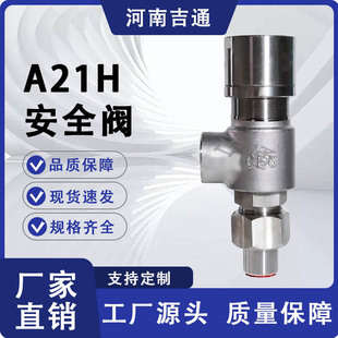 厂家直销 安全阀弹簧微启式螺纹安全阀  不锈钢材质  A21H安全阀