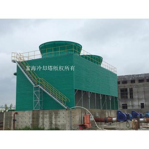 厂家直供方形冷却塔 玻璃钢冷却塔  钢铁化工用800T方形冷水塔