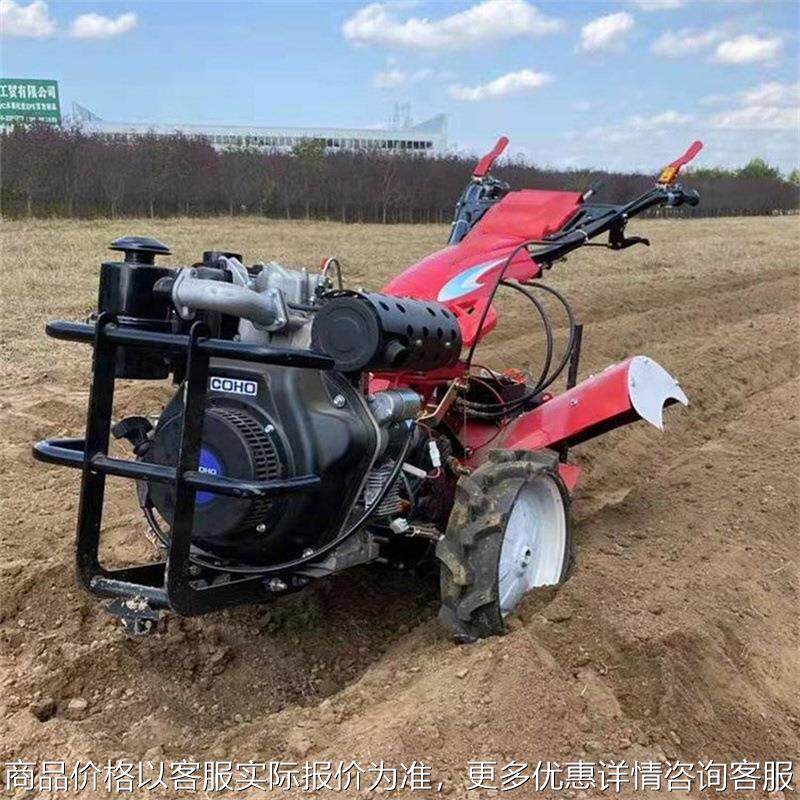 厂家优惠自走式四驱微耕机 水旱两用打田旋耕机 192型柴油耕地机