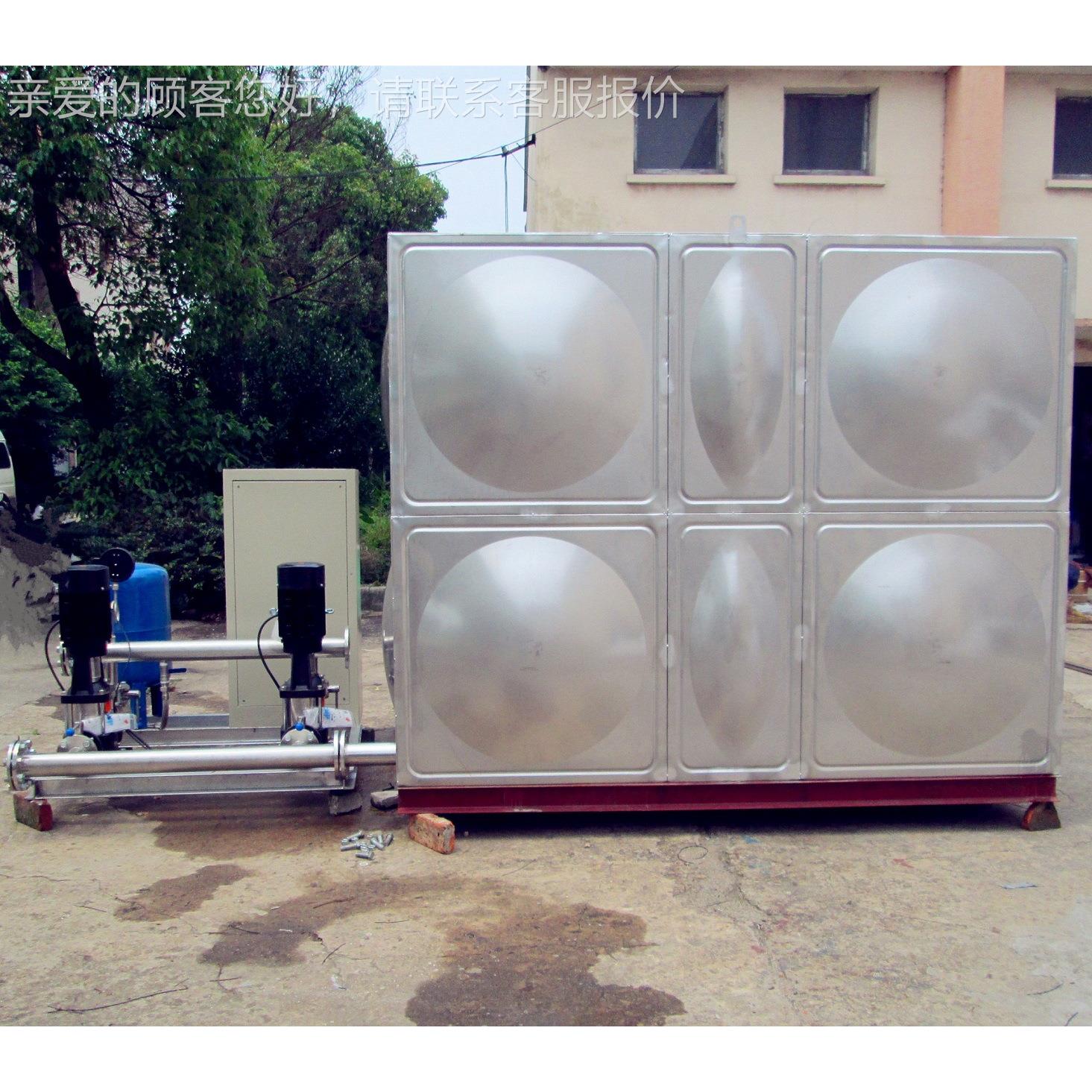 不钢恒水箱生活供水系统 定压水给LSB-2DRL水 无塔供 压变锈频供