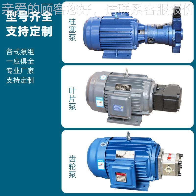 液压泵电机组压柱塞泵组液泵组总成内油电机液压站OFD配件轴系统