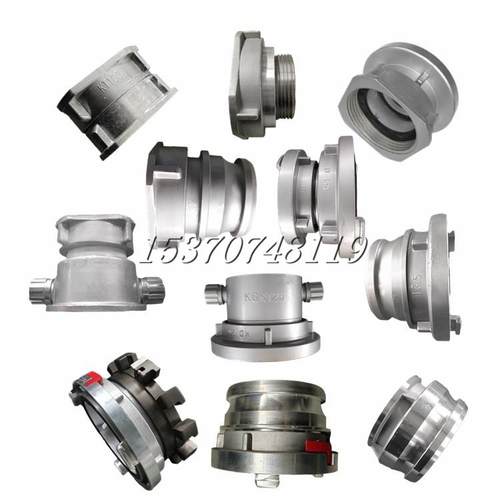 消防车吸水管转换异径接口大口径粗螺纹内扣快插三抓多抓接口转换