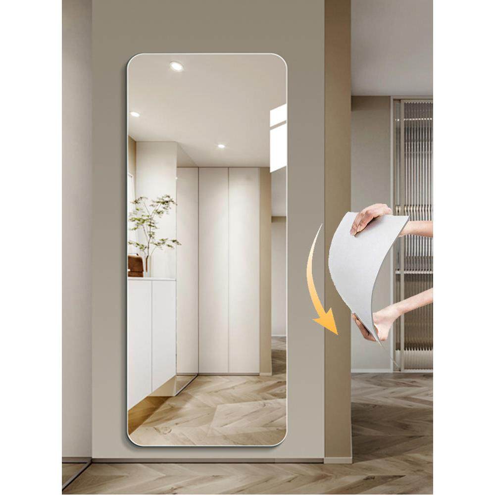 全身穿衣镜贴墙自粘家用健身跳舞专用镜不会碎的软膜镜子定制尺寸,住宅家具,舞蹈镜,淘宝优惠券,粉丝福利购,淘宝优惠卷