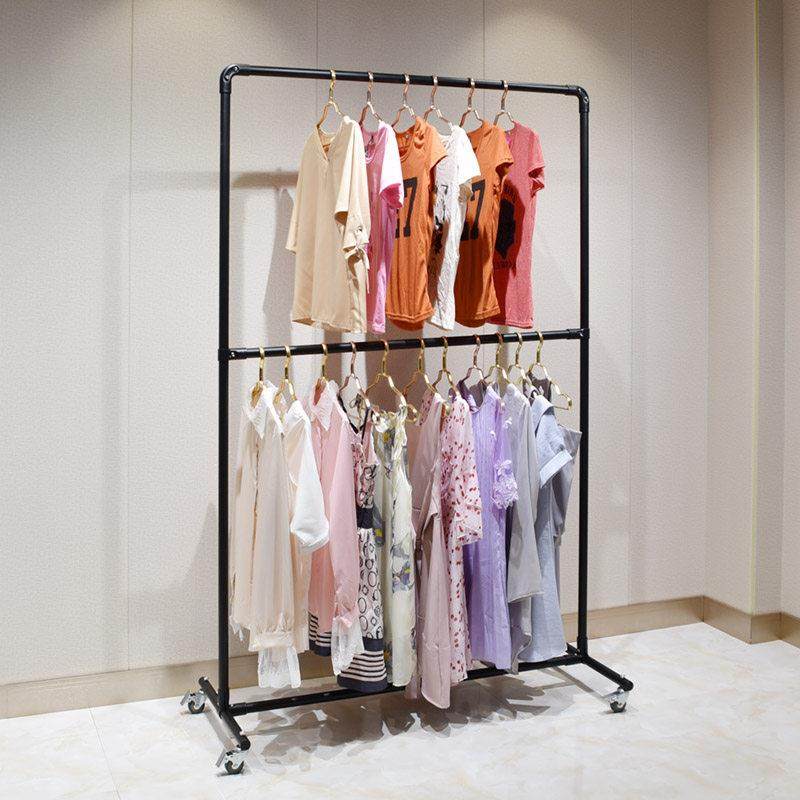 双层衣架服装展示架落地式童装挂衣架中岛架龙门架面料布料架热卖,商业/办公家具,服装展示架,淘宝优惠券,粉丝福利购,淘宝优惠卷