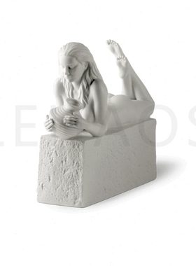 水瓶座！出口北欧纯白色创意陶瓷十二星座陶瓷星座雕塑摆件礼品