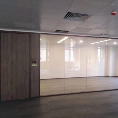 六安办公室玻璃隔断墙隔间无框全景玻璃拼接高隔断隔音钢化玻璃墙