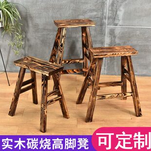 高脚凳吧台凳全国包邮松木梯凳实木凳子酒吧椅高腿椅子方凳餐凳