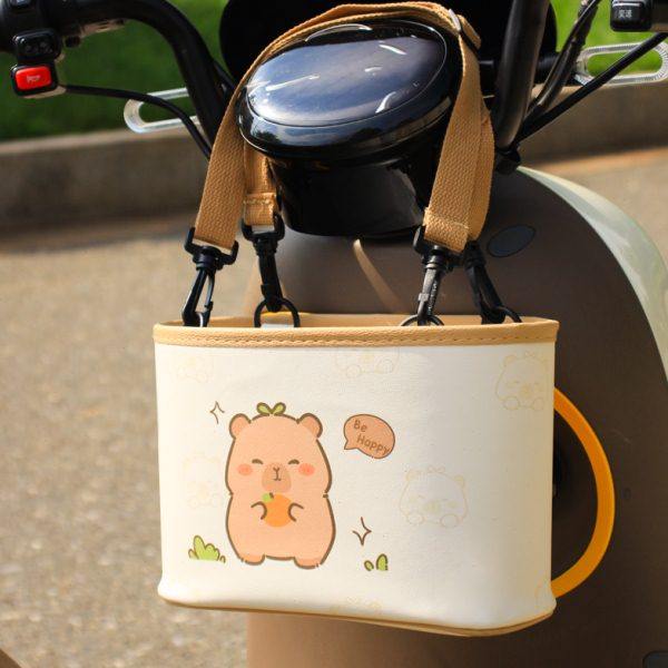 卡皮巴拉水豚电动车置物桶大容量挂式杂物收纳水杯架储物盒通用款,电动车/配件/交通工具,电动车挂包,淘宝优惠券,粉丝福利购,淘宝优惠卷