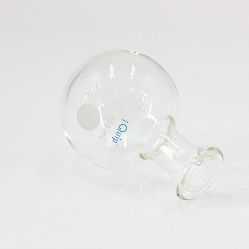 芯硅谷F4487烧瓶,带法兰盘磨口,高硼硅圆底烧瓶茄型烧瓶球瓶