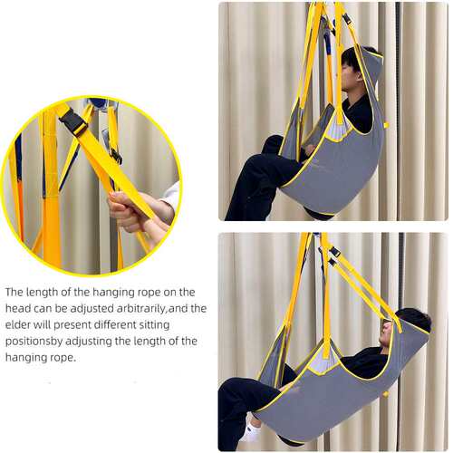 patient lift sling亚马逊跨境移位机吊带移位机吊具网状透气洗澡
