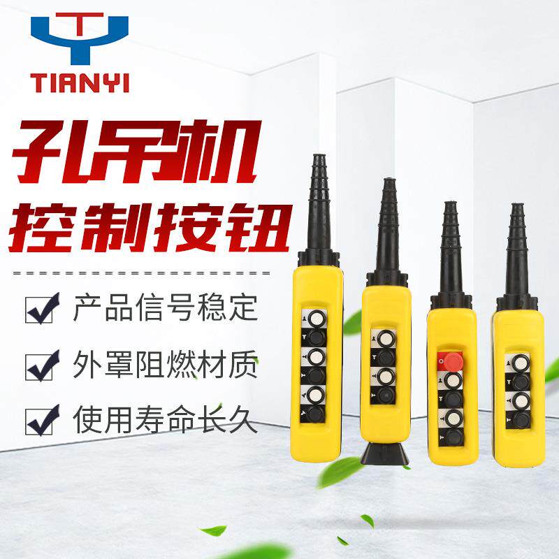 XAC-A4913 防雨型起重机控制按钮防水行车按钮带急停开关吊机航车