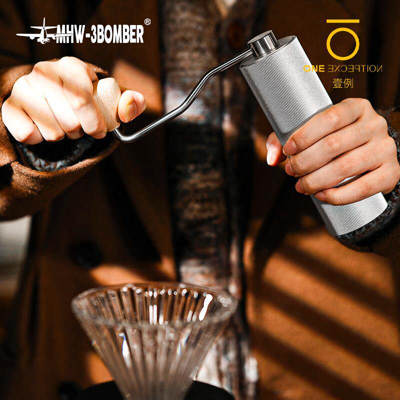 轰炸机MHW竞速M1手摇磨豆机 手冲意式咖啡手动研磨粉机可携式栗子