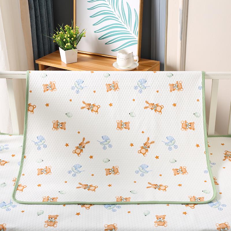 婴儿纯棉防水透气姨妈可机儿童可洗双面防滑床垫防漏防尿垫宝宝