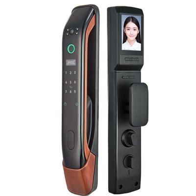 猫眼式全自动高端智能锁 防盗门家用指纹密码锁 室内可视远程监控