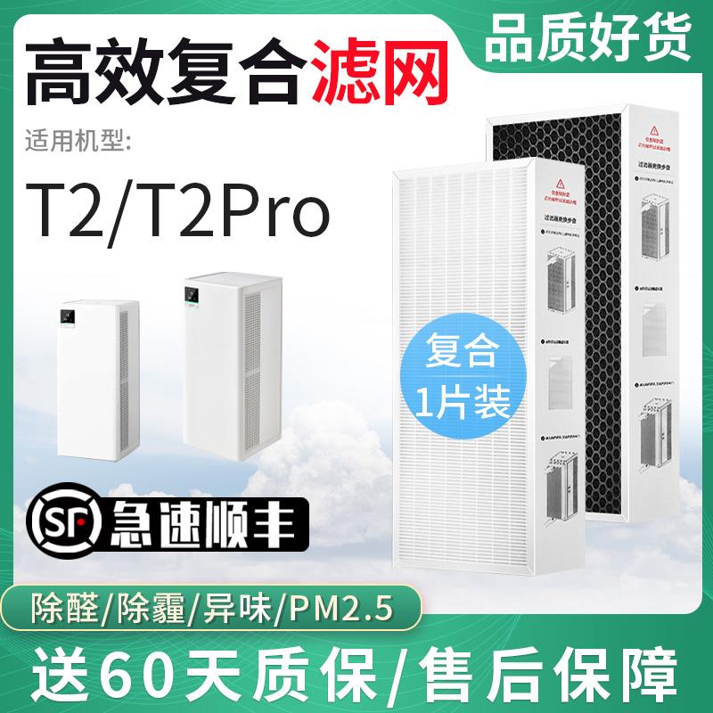 适配树新风T2空气净化器Pro滤网家用宠物全效过滤器滤芯PB070A/T3